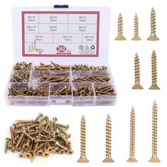 Vis à bois assortiment
